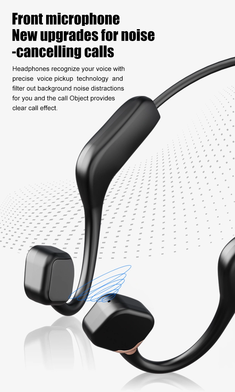 Bc-G02 2023 New Gifts Bone Conduction Earphone V5.2 Ear Clip on Ear Earring Wireless Headphones Sports Headset