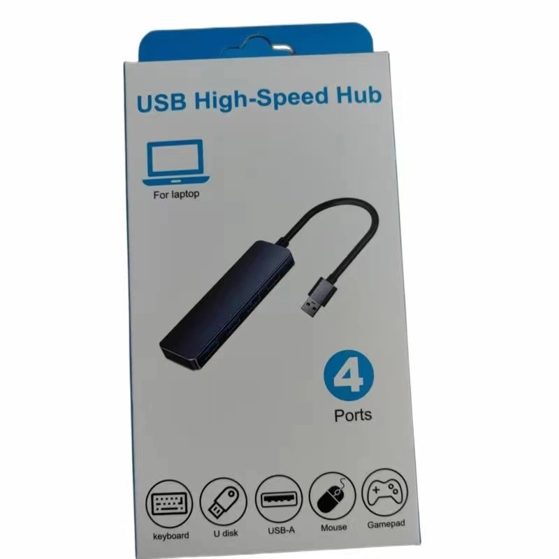 2023 Hot Sale USB High Speed Hub Type C to USB 4 Port Multi Splitter Adapter 4 in 1 USB 3.0 Hub OTG Type-C Hub for MacBook PRO PC Computer Accessories
